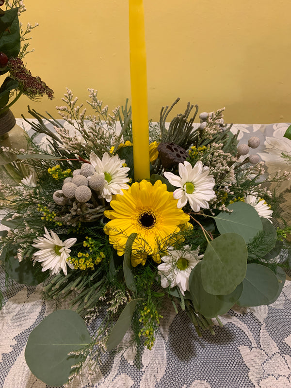 Centerpiece Arrangement – Blue Ridge Peach Designs